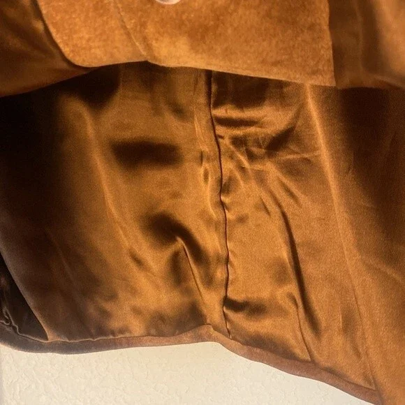 vintage scully leather jacket western country stud M barb wire ranch - Picture 12 of 14